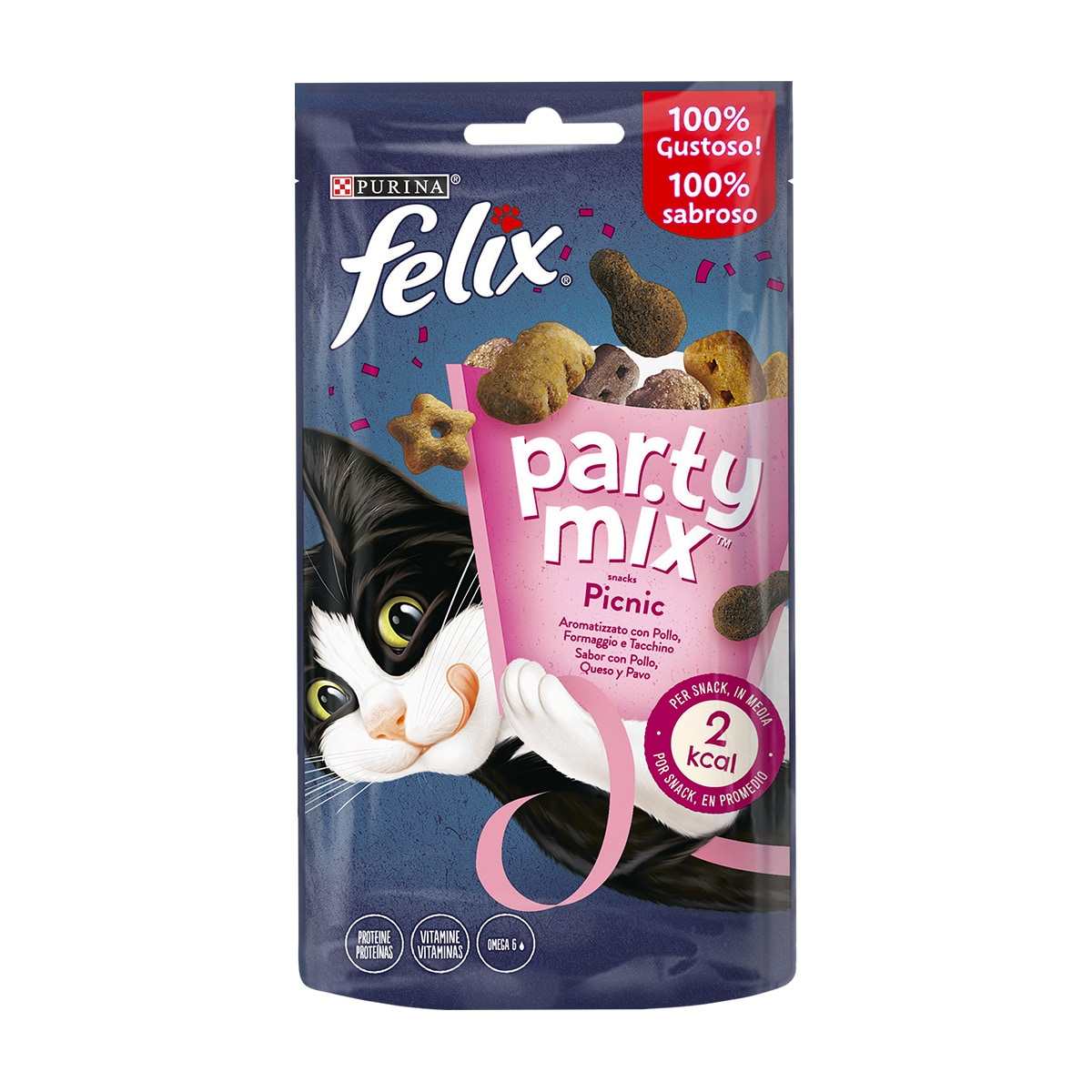 Felix Party Mix Picnic Mix - pollo, formaggio e tacchino - NAC 2018