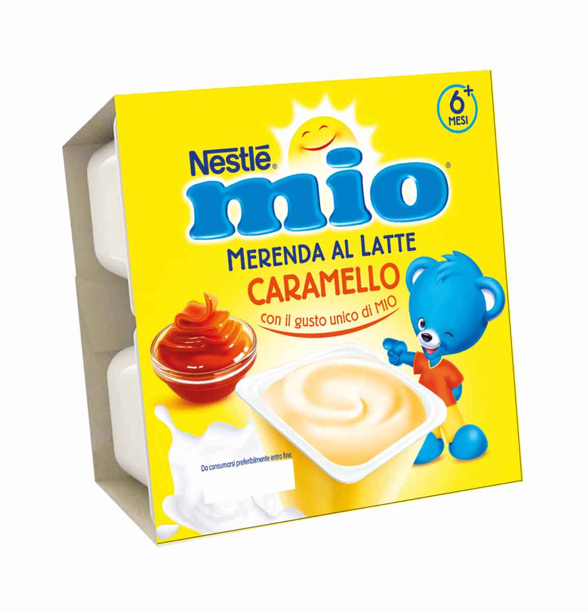 MIO MERENDA CARAMEL 4x100g