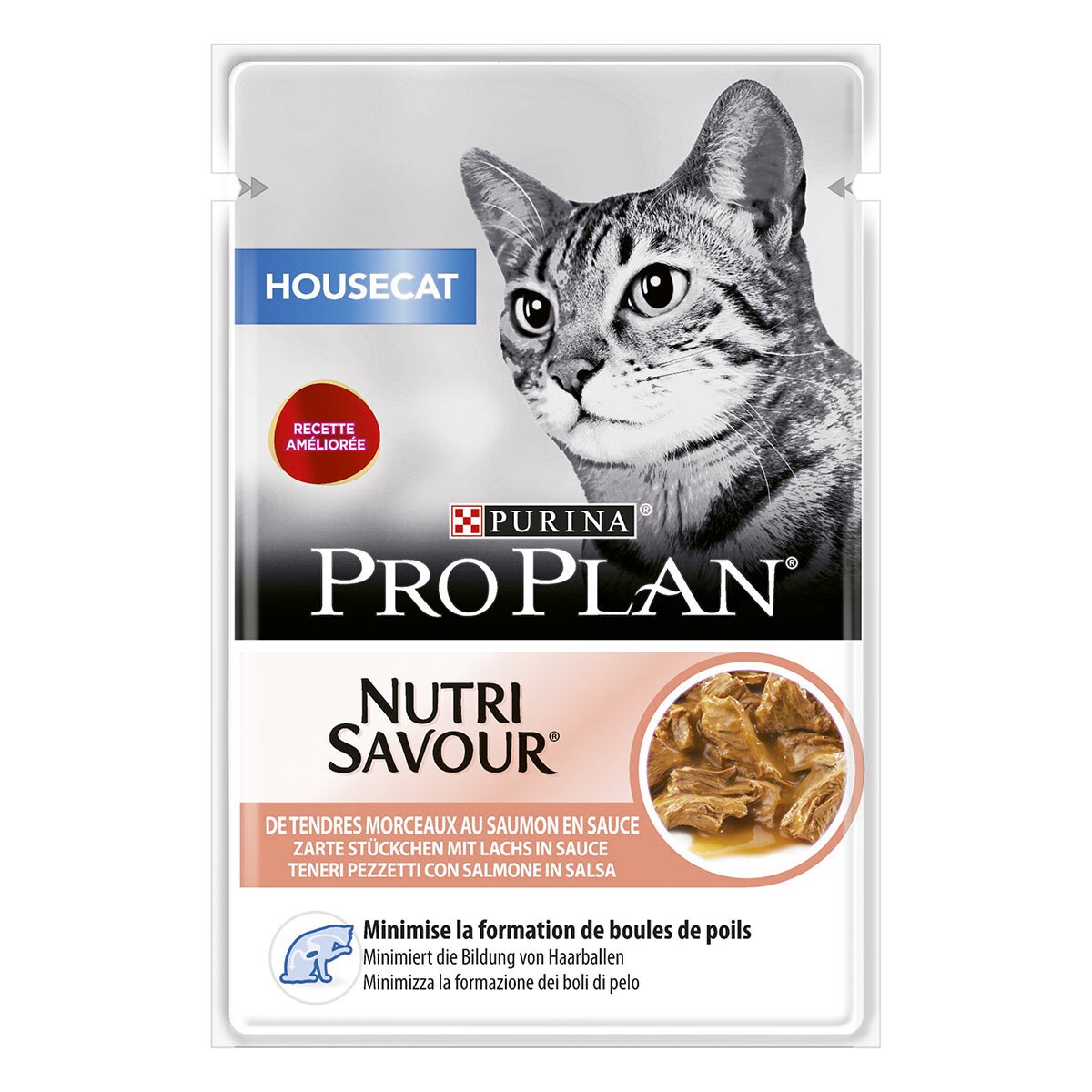 PRO PLAN HOUSECAT  TENERI PEZZETTI IN SALSA CON SALMONE 85 g