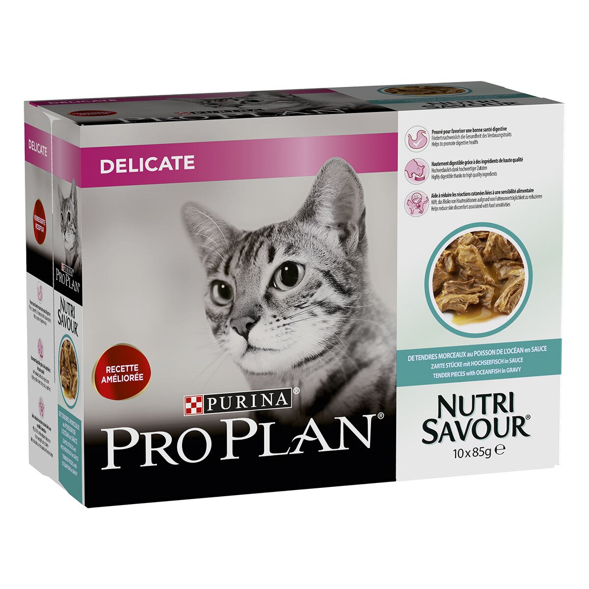 PRO PLAN MULTIPACK DELICATE PESCE DELL'OCEANO 85 g