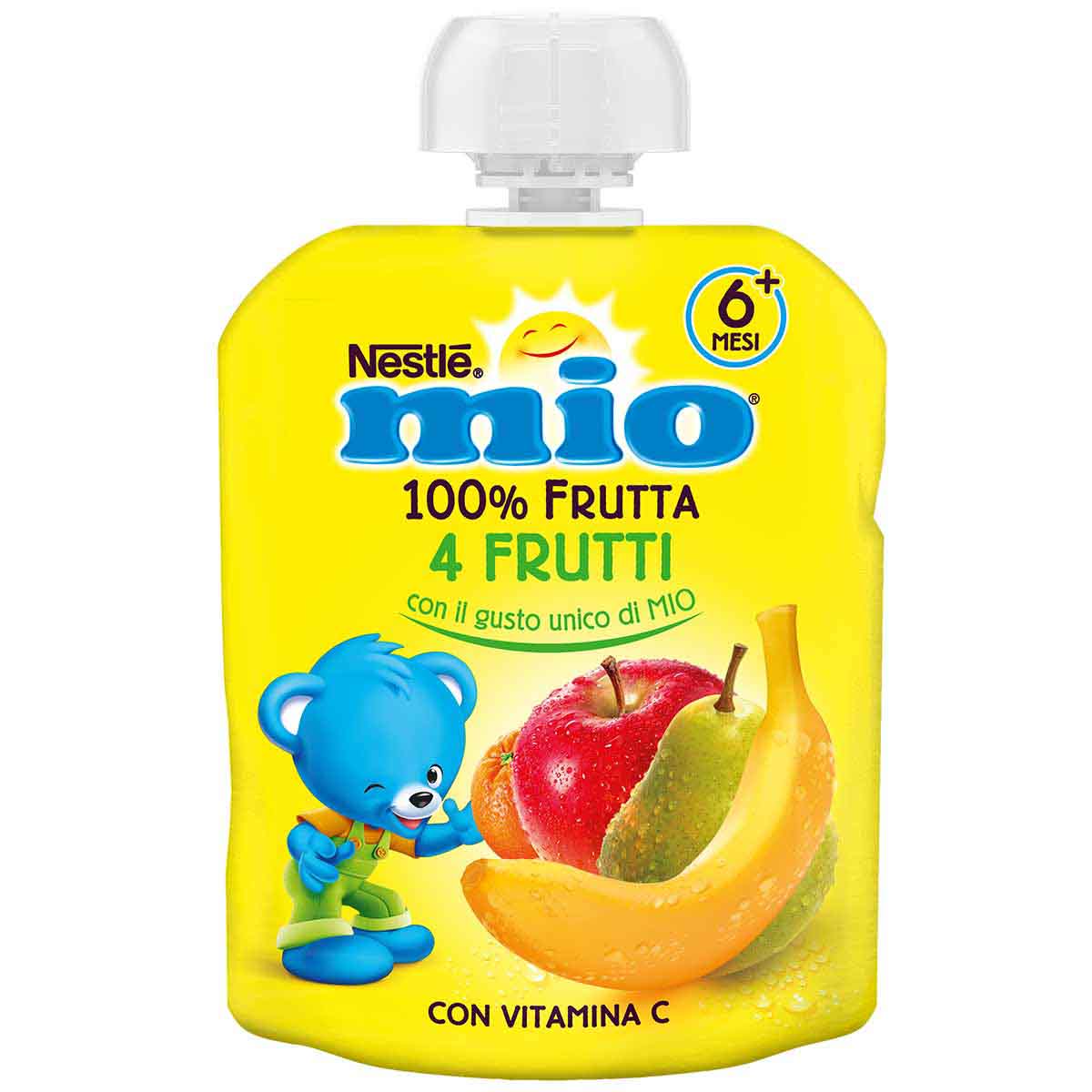 MIO Pouch 100% Frutta 4 Frutti 90g
