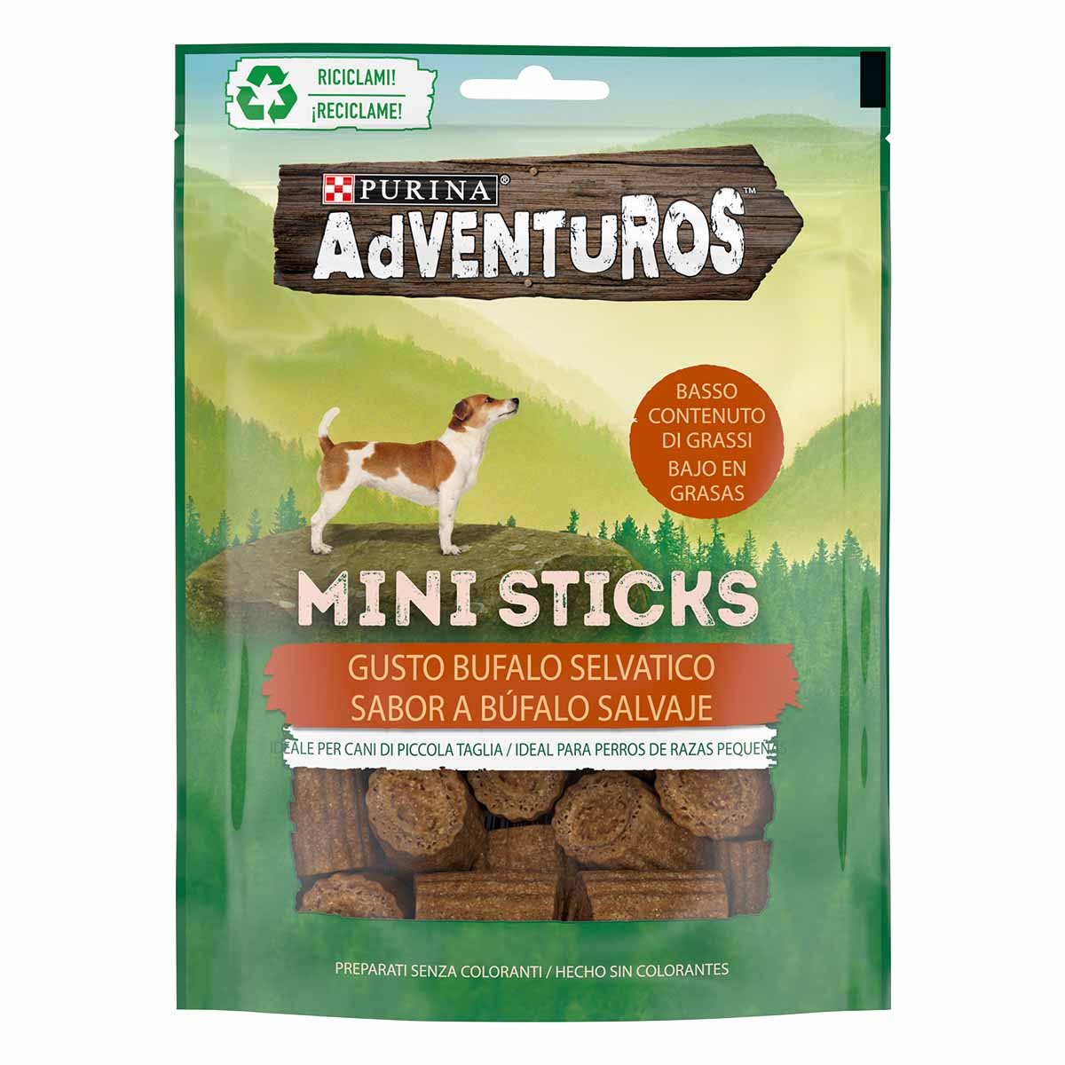 ADVENTUROS Sticks for small dog 6x90g XM