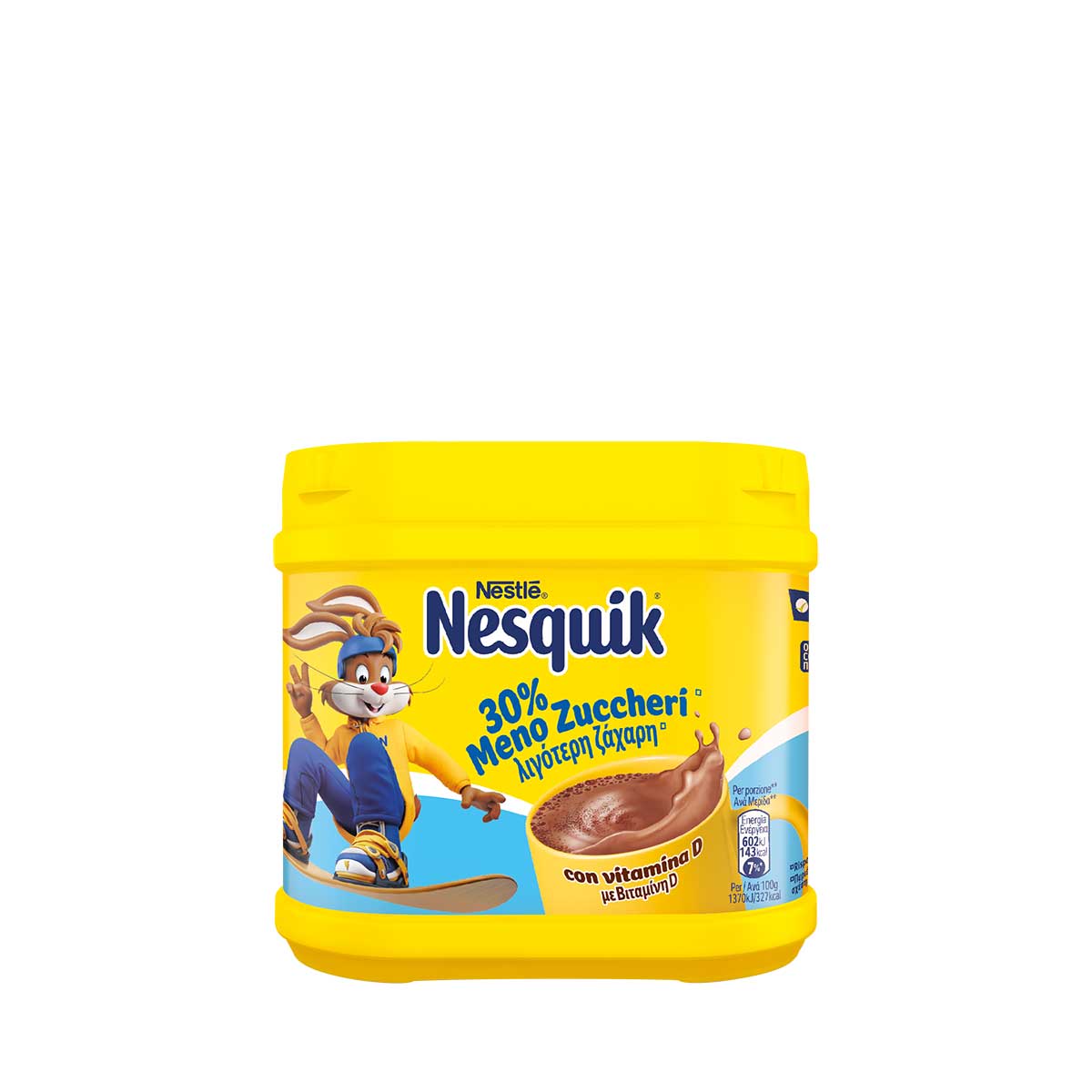 Nesquik 30% Meno zuccheri Cacao Solubile per Latte - 350g