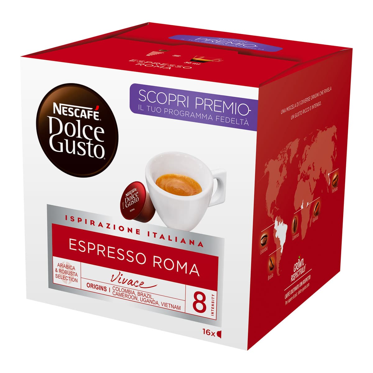 Espresso Roma 16 Capsule