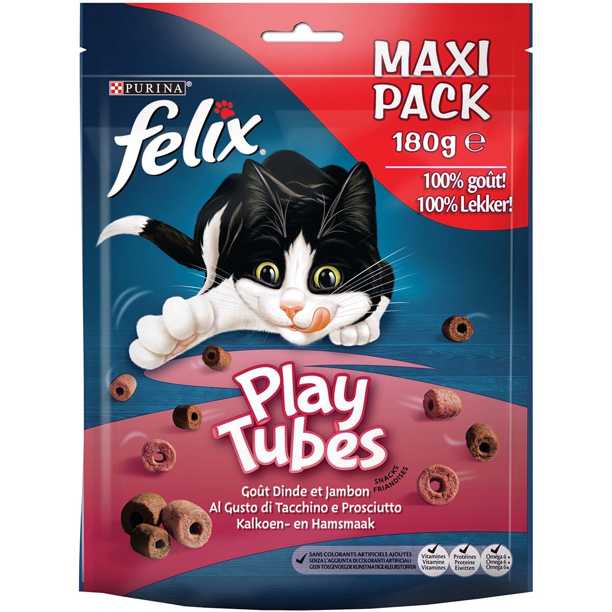 FELIX PLAYTUBES - Tacchino e Prosciutto 180g