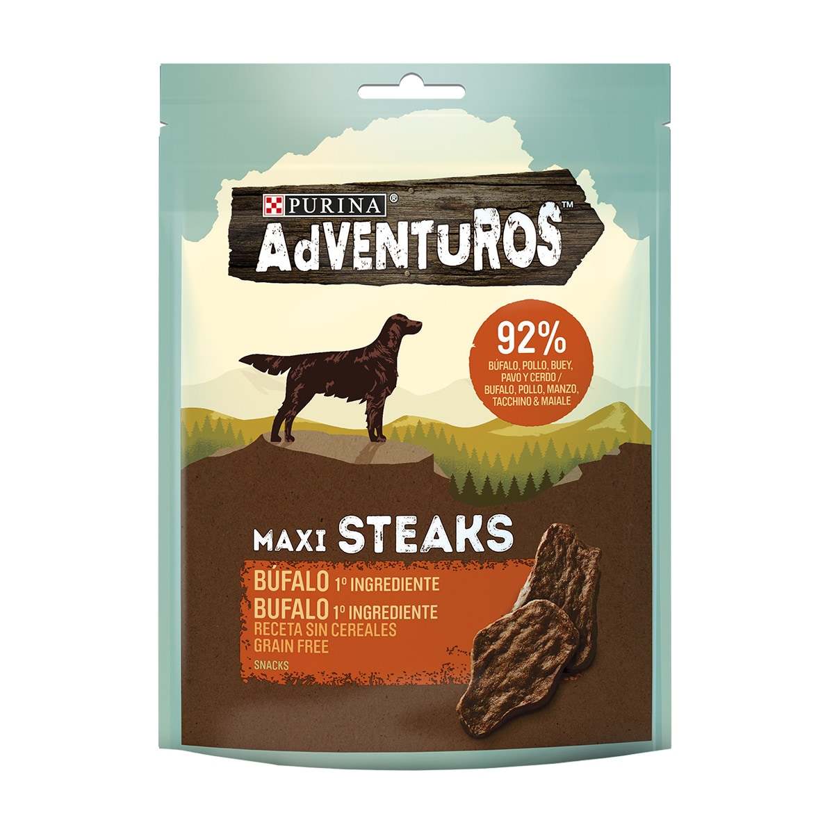 ADVENTUROS High Meat 70g Maxi Steaks Bufalo