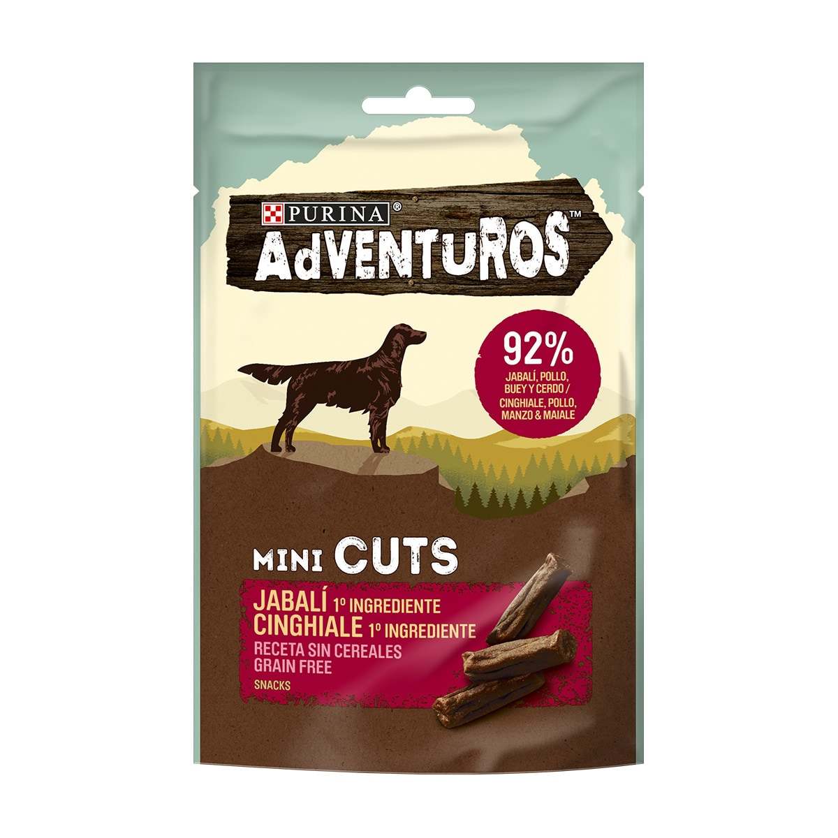 ADVENTUROS High Meat 70g Mini Cuts Cinghiale