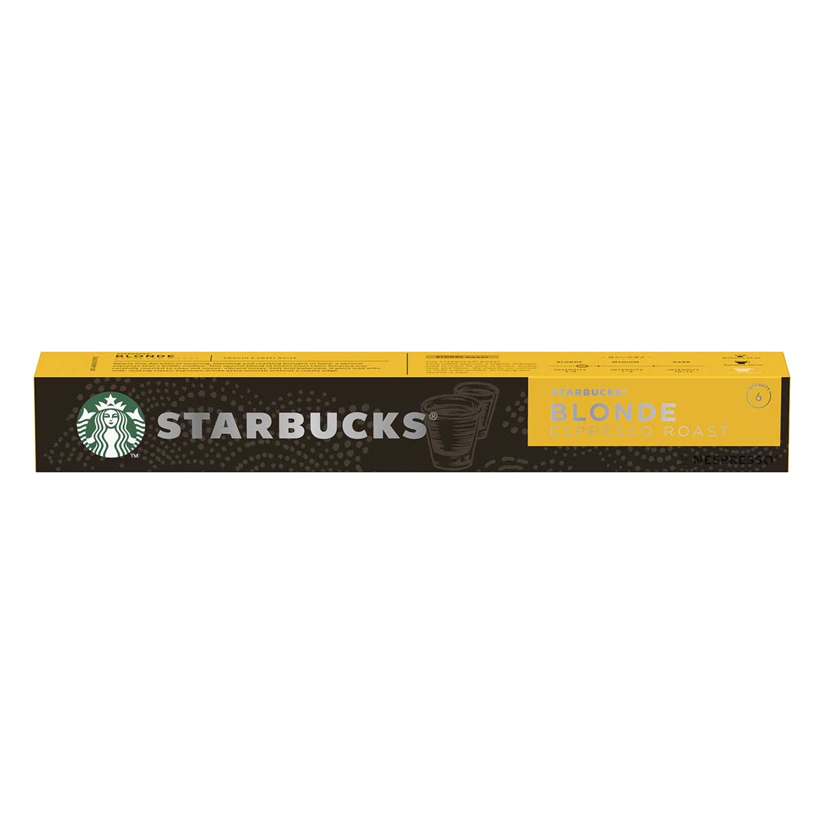 STARBUCKS® BLONDE ESPRESSO ROAST BY NESPRESSO® 10 capsule