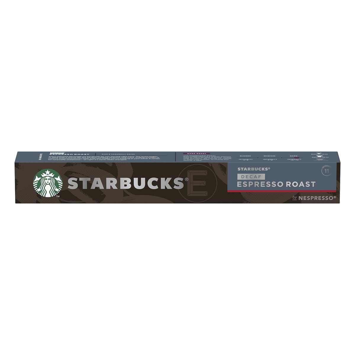 STARBUCKS® DECAF ESPRESSO ROAST BY NESPRESSO® 10 capsule