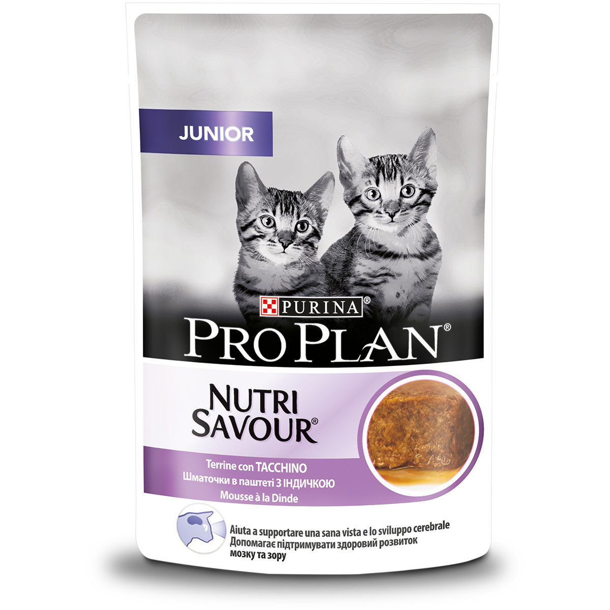 PRO PLAN JUNIOR TENERI PEZZETTI IN MOUSSE CON TACCHINO 85 g