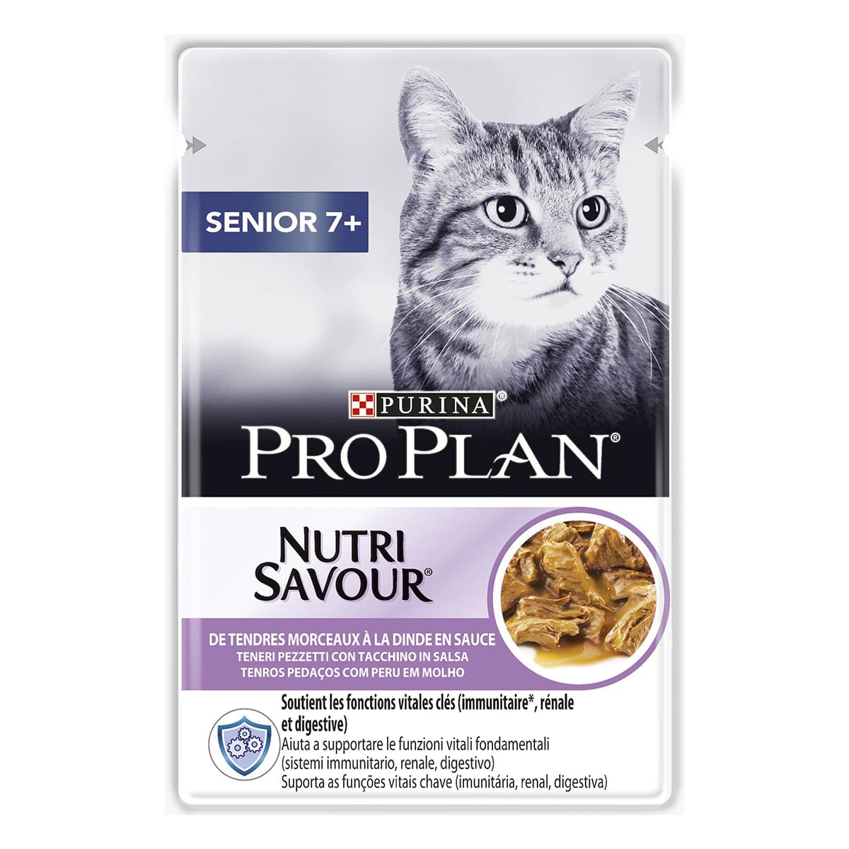 PRO PLAN SENIOR 7+ TENERI PEZZETTI IN SALSA CON TACCHINO 85 g