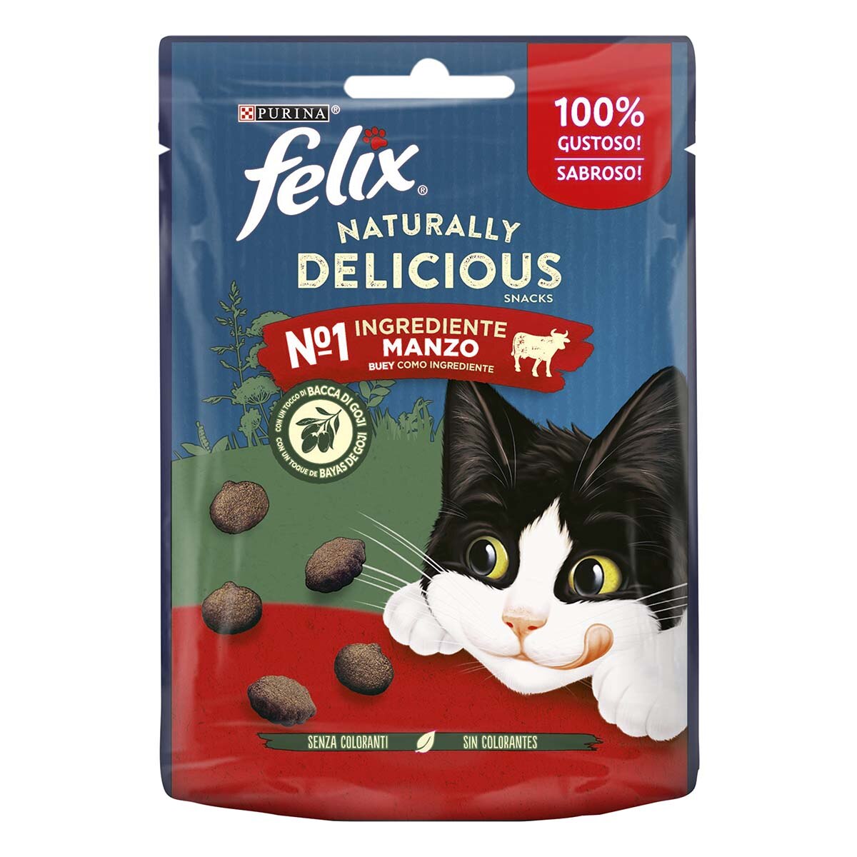FELIX NATURALLY DELICIOUS - Manzo 1° Ingrediente & Bacca di Goji
