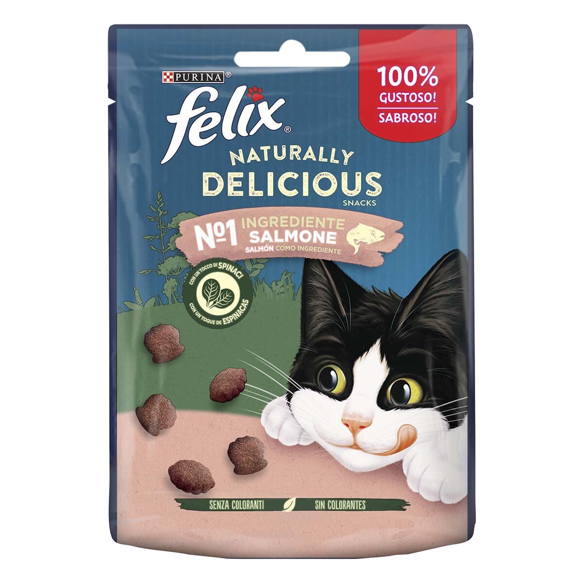 FELIX NATURALLY DELICIOUS - Salmone 1° Ingrediente & Spinaci