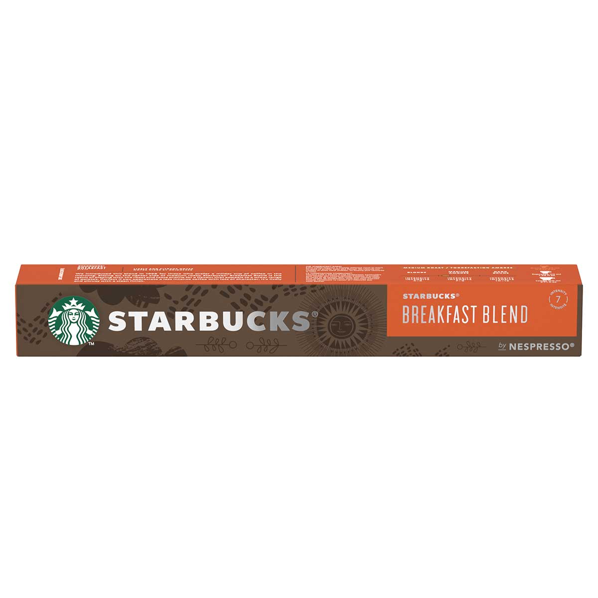 STARBUCKS® BREAKFAST BLEND BY NESPRESSO® 10 capsule