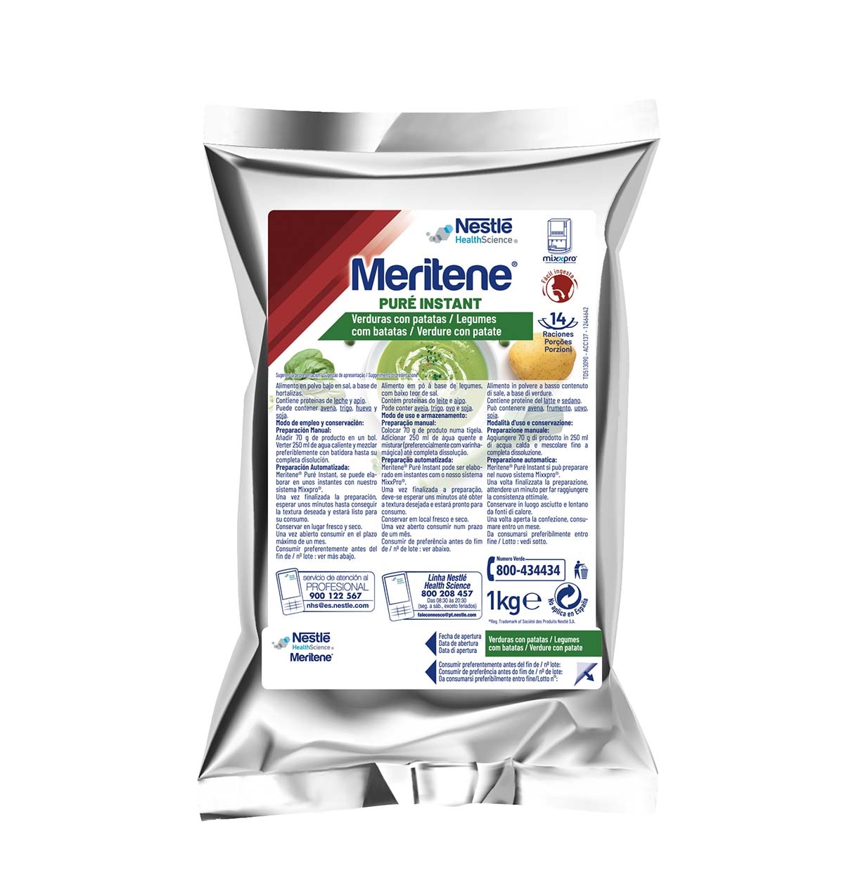 MERITENE PURE INSTANT Verdure con patate