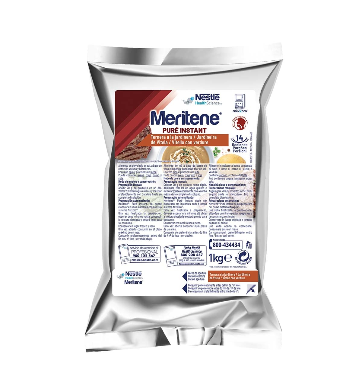 MERITENE PURE INSTANT Vitello con verdure