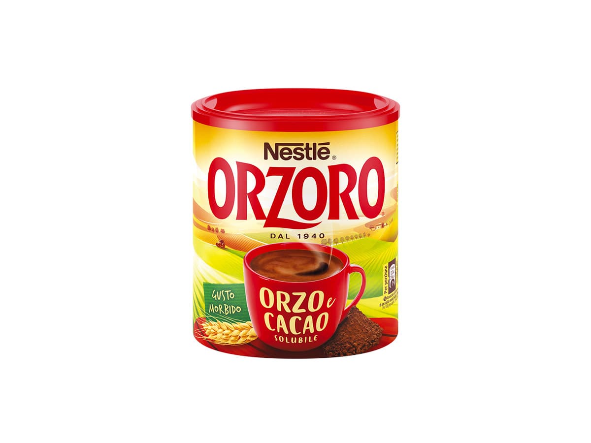 Nestlé Orzoro ORZO E CACAO Orzo e cacao solubile barattolo 180g