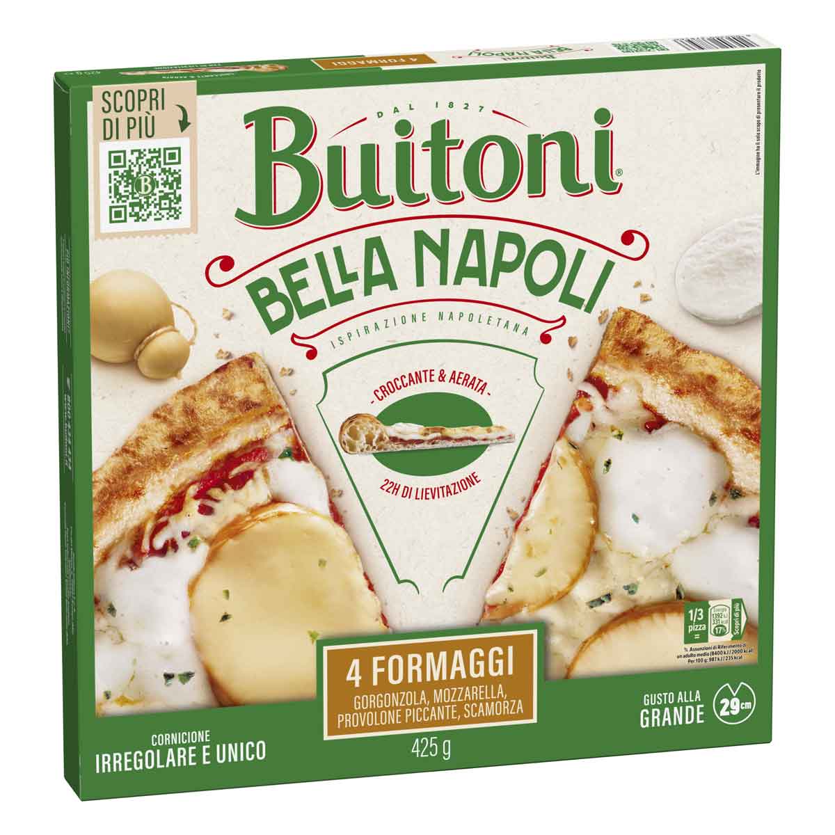 BELLA NAPOLI Pizza 4 Formaggi 8x425g IT