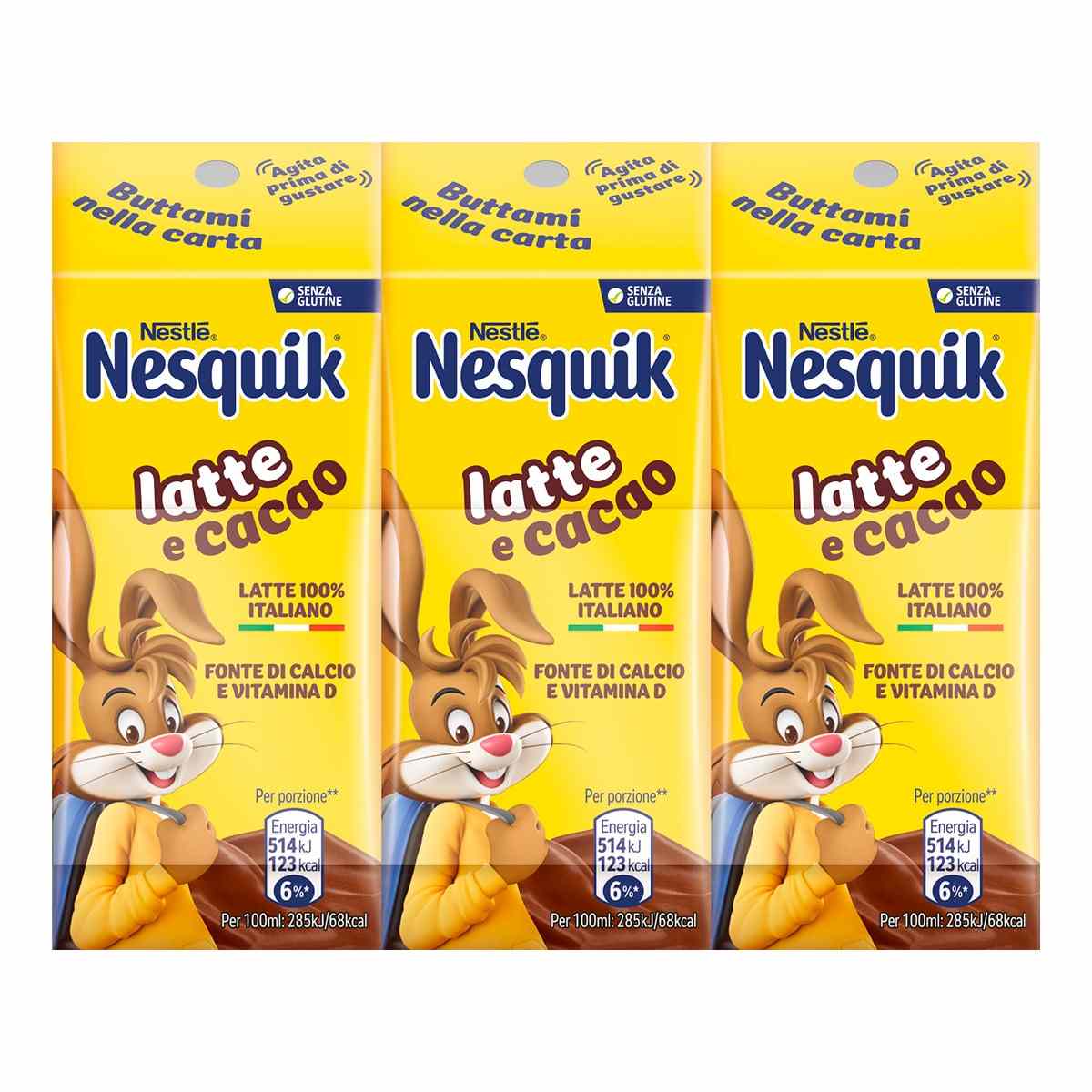 Nesquik pronto da bere 3x180ml