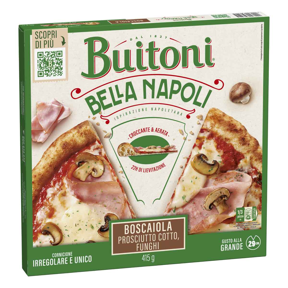 BELLA NAPOLI Pizza Boscaiola 8x415g IT