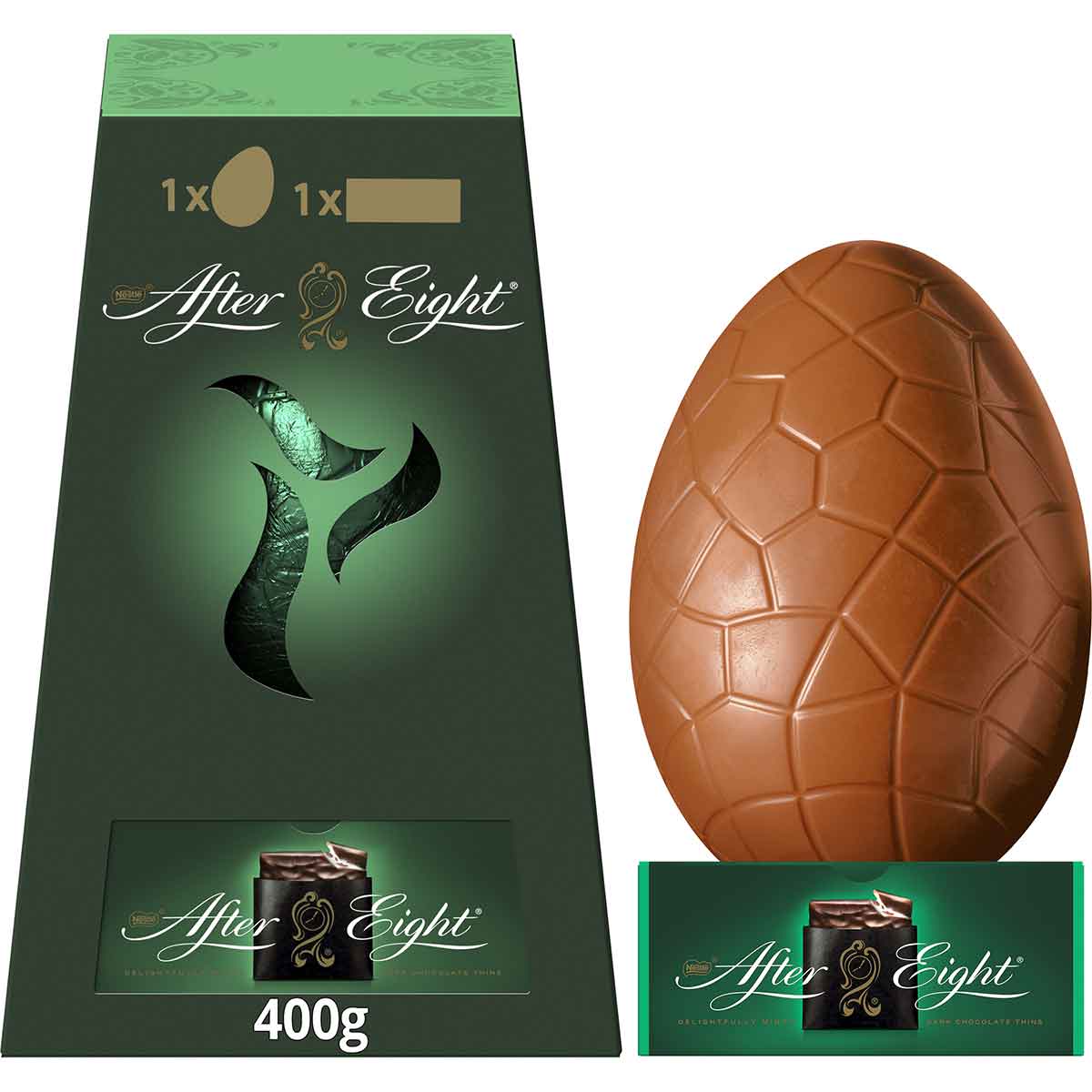 After Eight Uovo di cioccolato fondente alla menta 400g