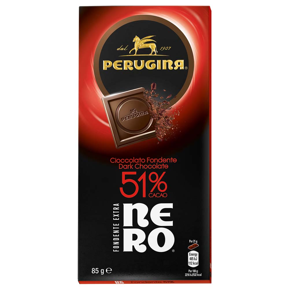 Tavoletta Perugina Nero Fondente 51% 85g