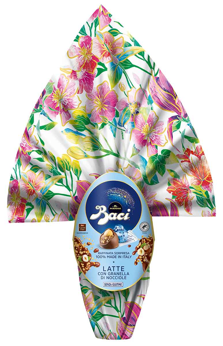 Baci Perugina GIARDINO DELLE MERAVIGLIE Uovo di cioccolato al latte con granella di nocciole 255g