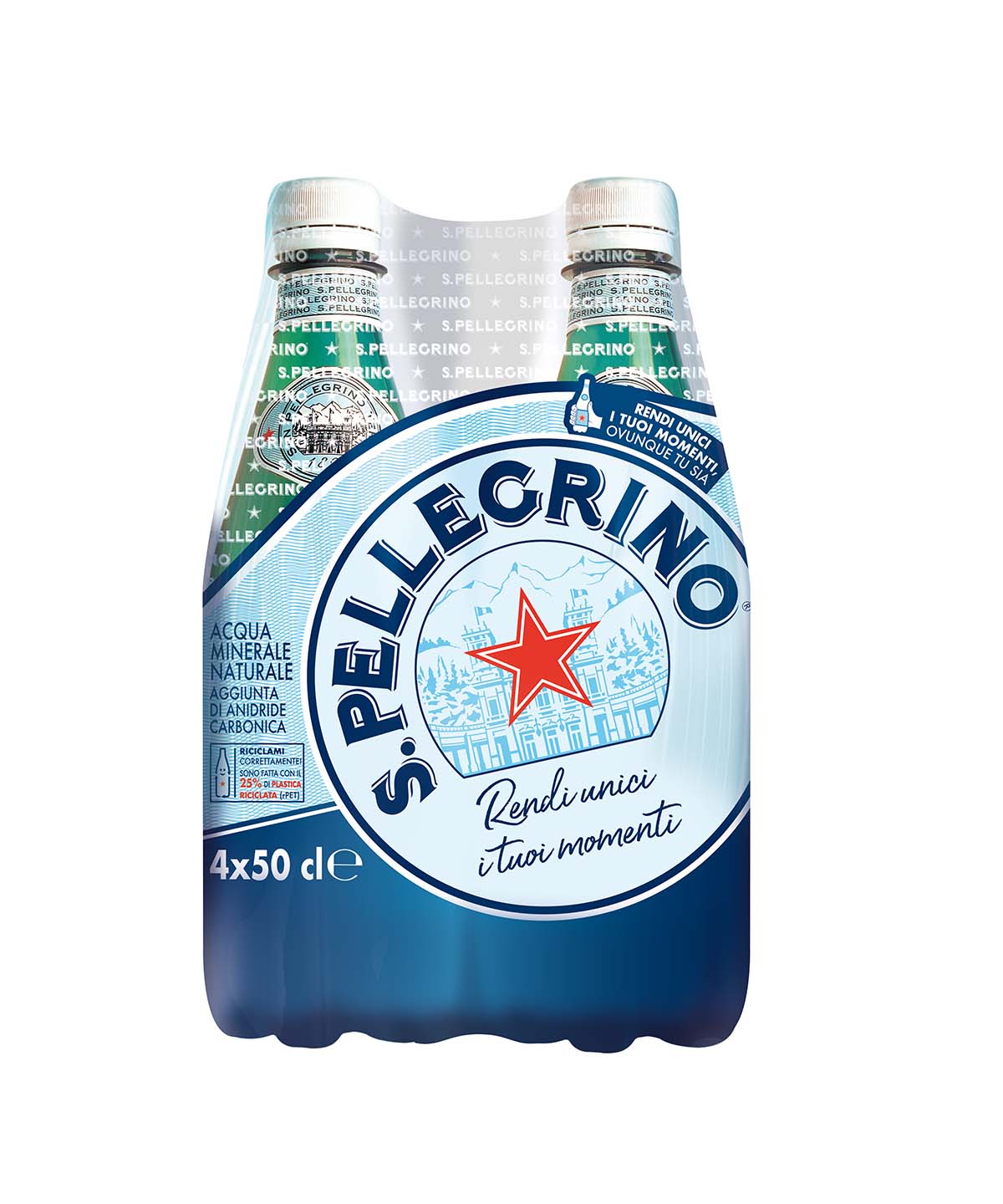 S. Pellegrino - Fardello 4 bottiglie in PET da 50cl