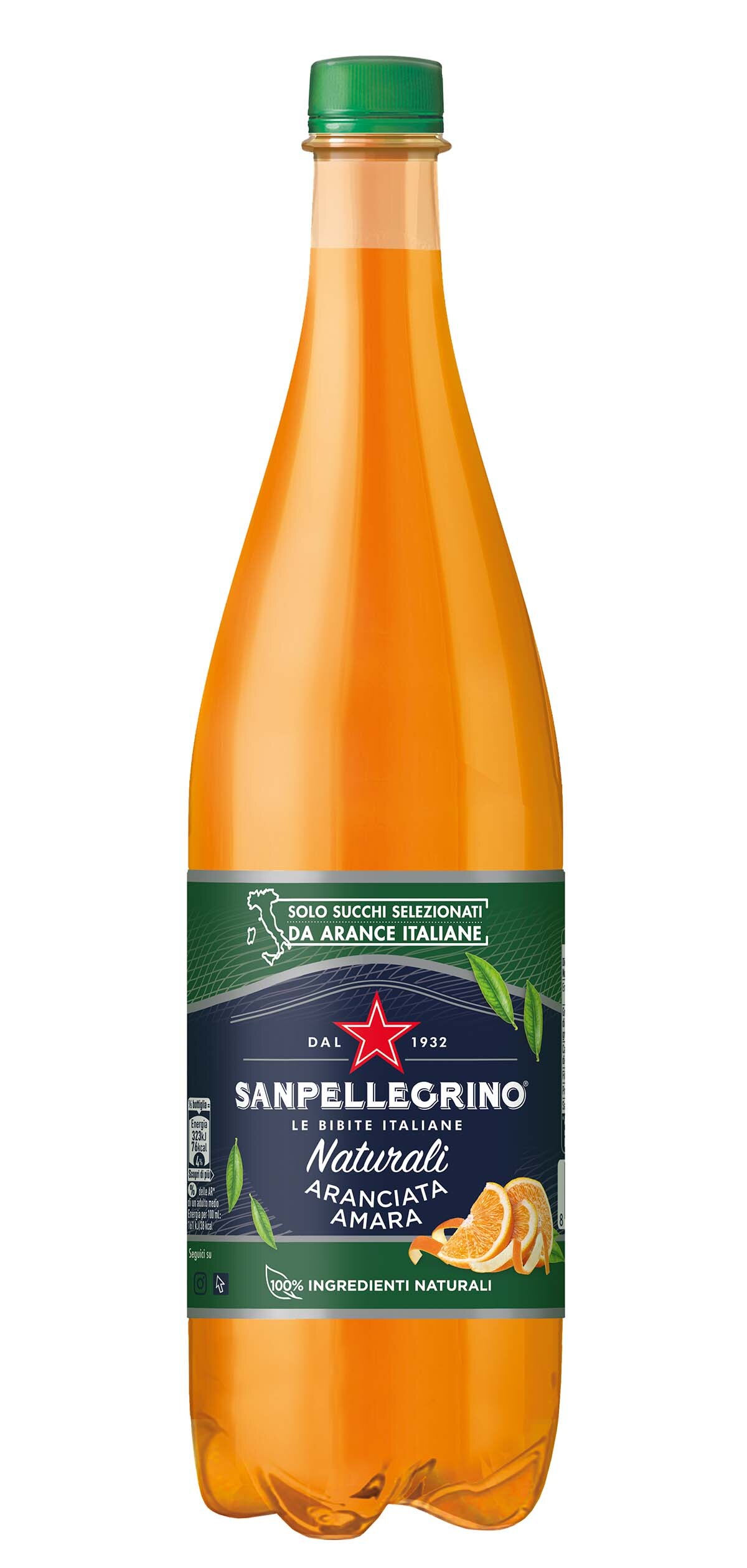 Aranciata Amara Naturali Sanpellegrino PET 100cl