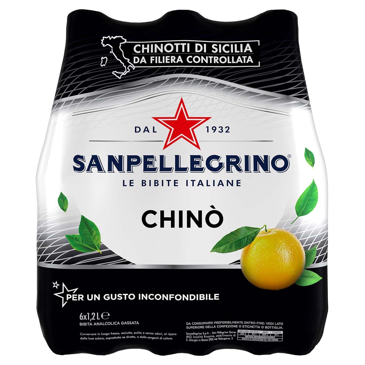 Chinò Sanpellegrino PET 6x120cl