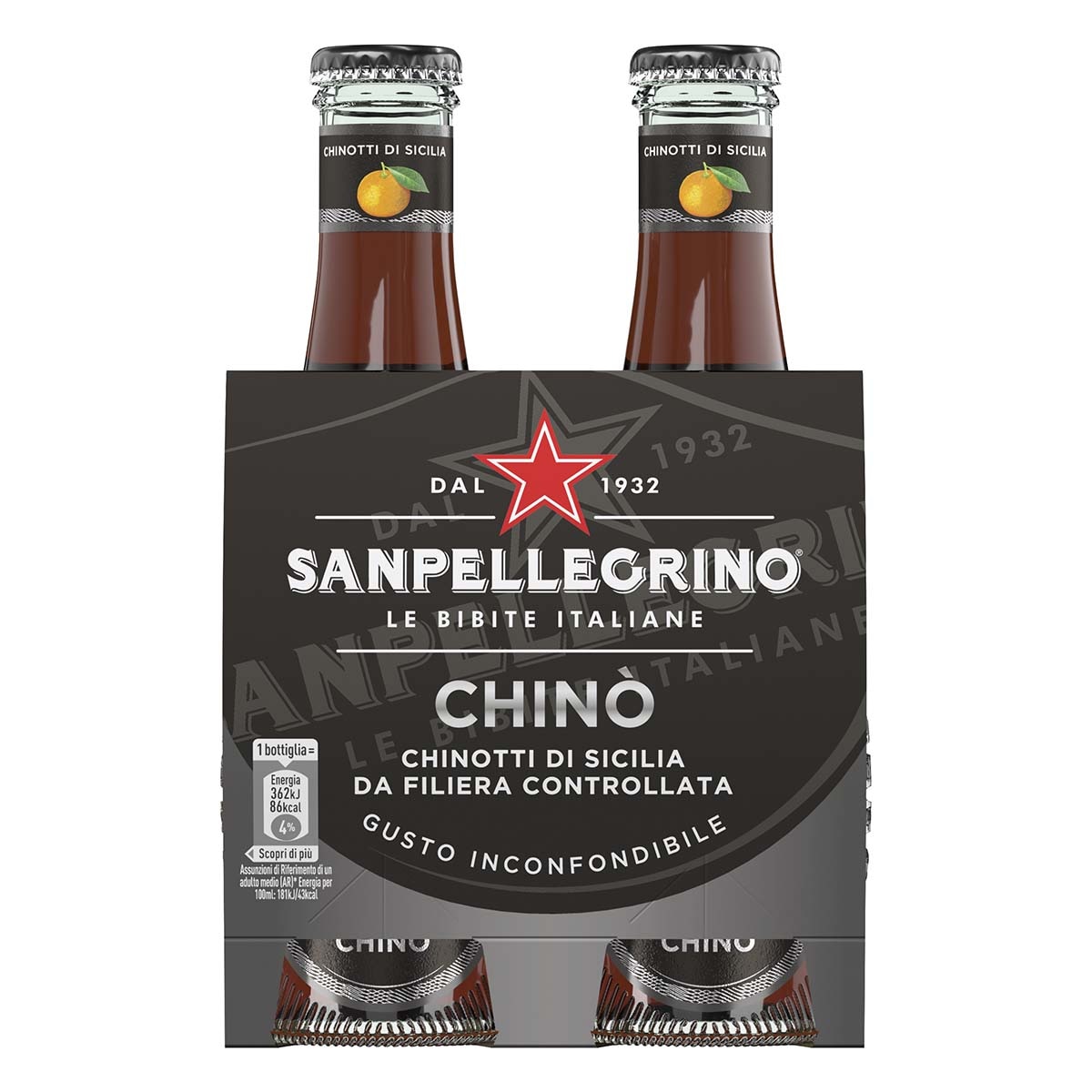 Chinò Sanpellegrino VAP 4x20cl