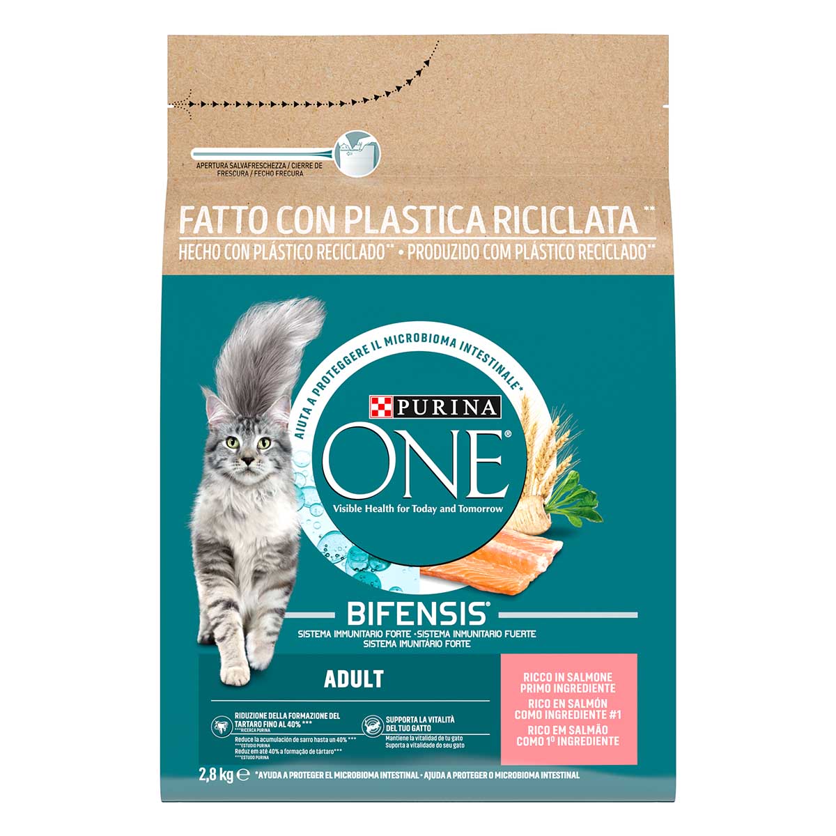 Purina ONE Bifensis Adult 2,8kg Salmone