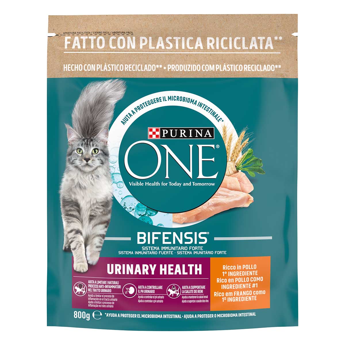 Purina ONE Bifensis Urinary Care 800g Pollo e Frumento