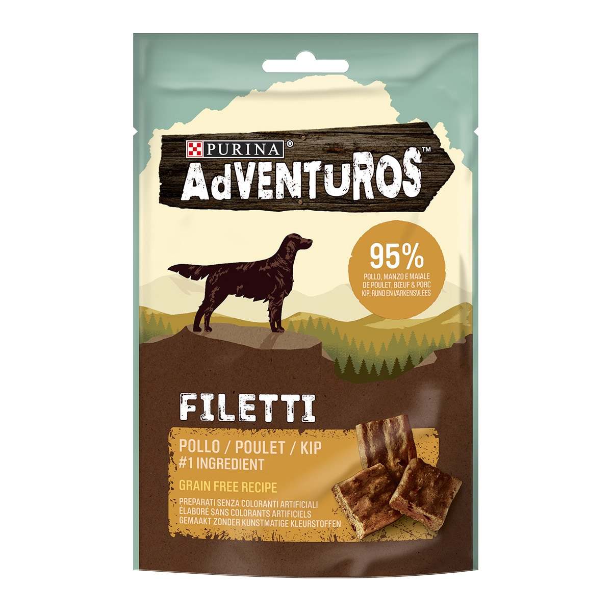 ADVENTUROS High Meat 70g Filetti nº1 ingrediente Pollo