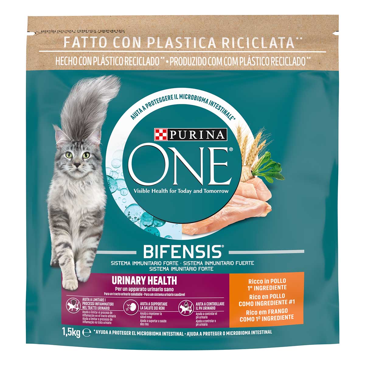 Purina ONE Bifensis Urinary Care 1,5kg Pollo e Frumento