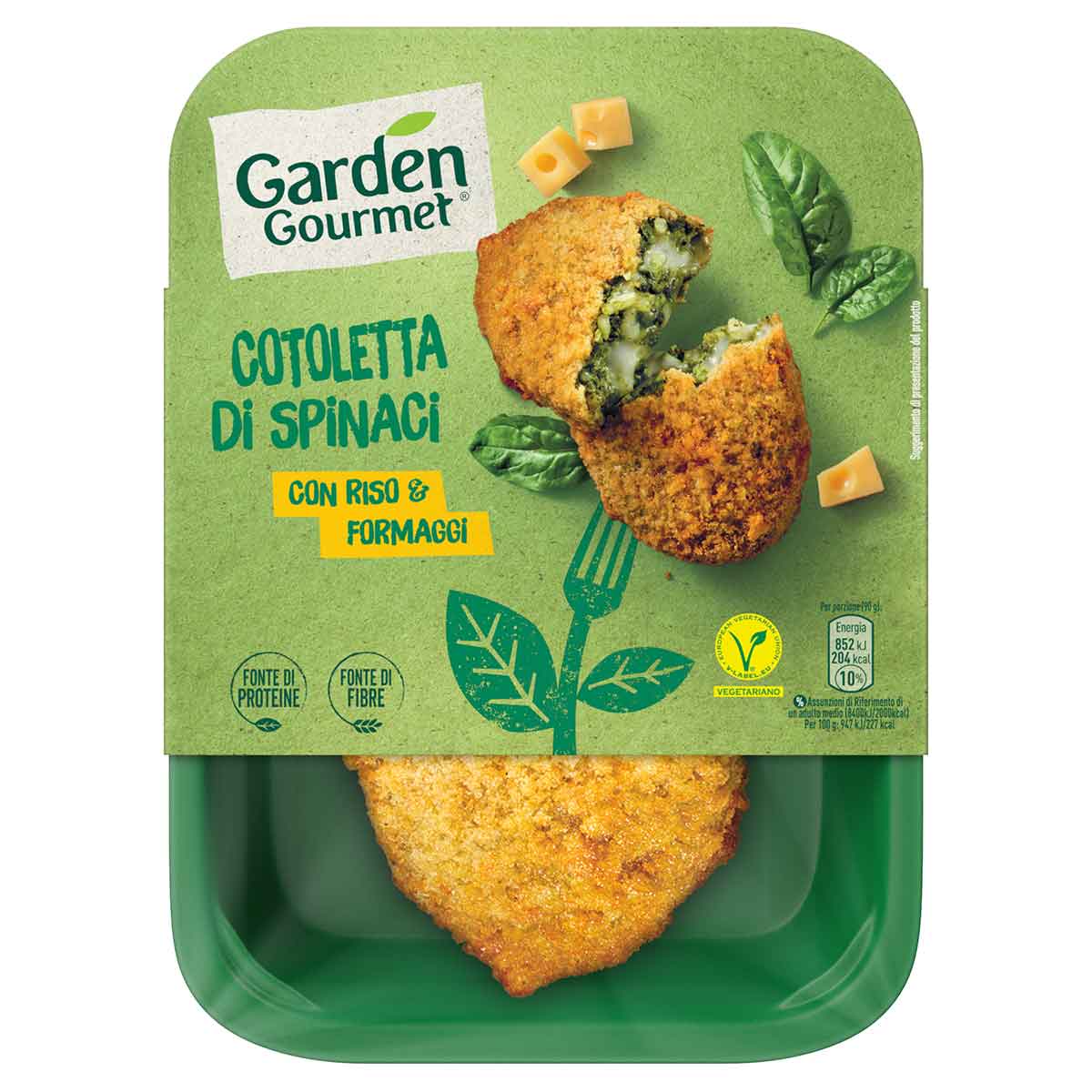 Garden Gourmet Cotoletta di Spinaci con Riso e Formaggi