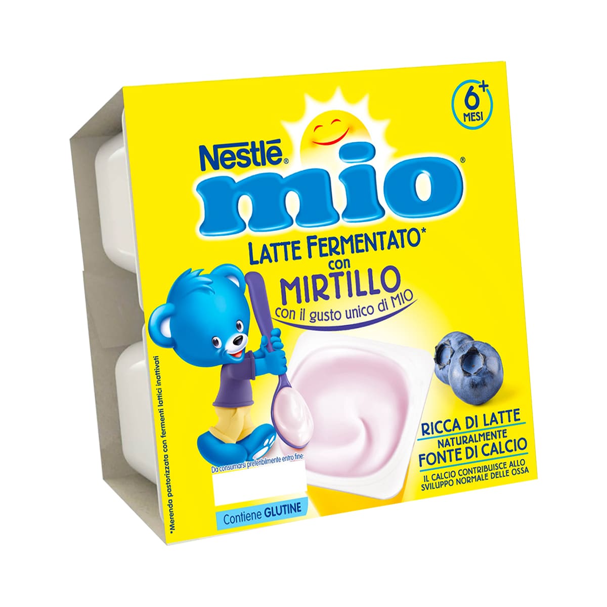 MIO LATTE FERMENTATO MIRTILLO 6(4x100g) IT