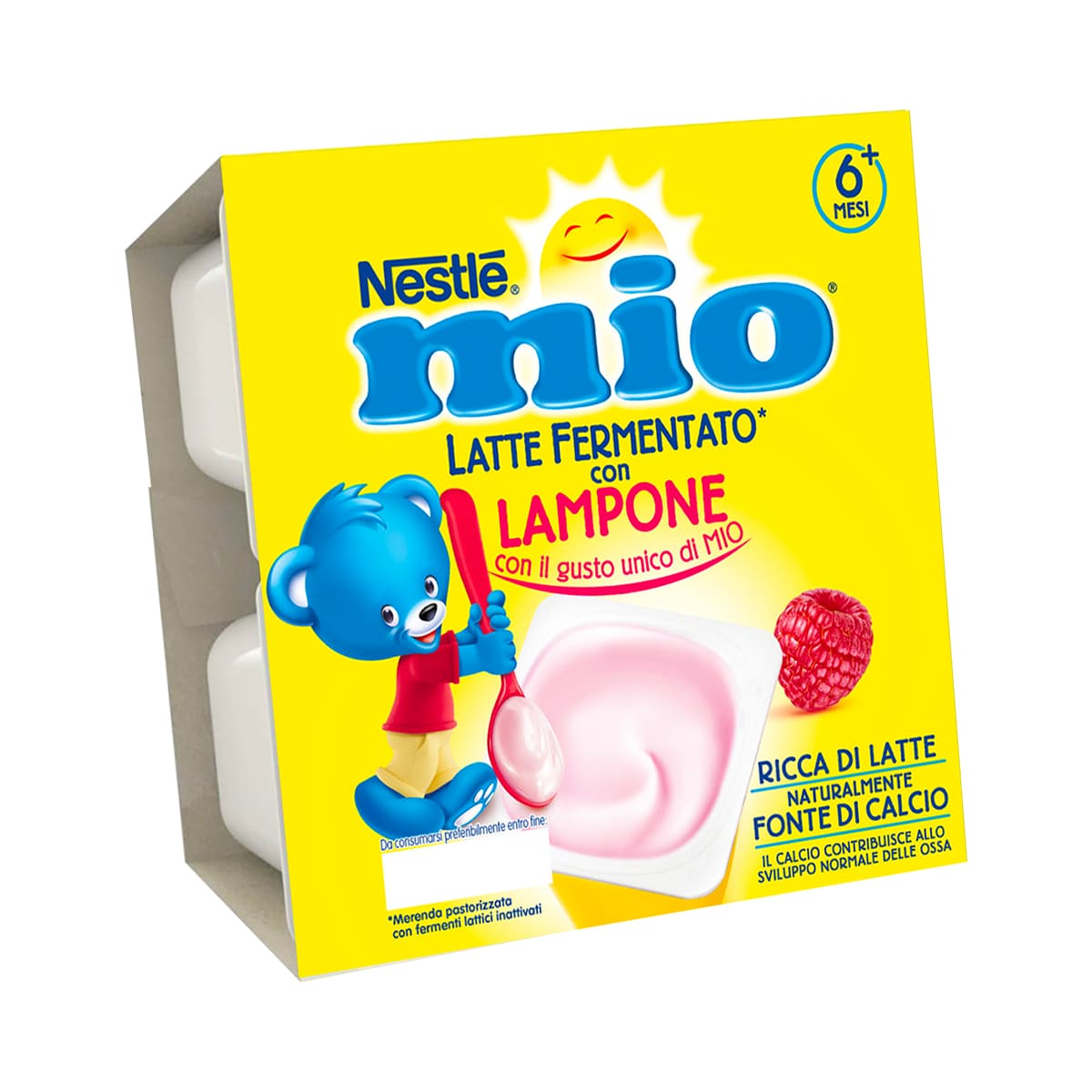 MIO LATTE FERMENTATO LAMPONE 6(4x100g) IT