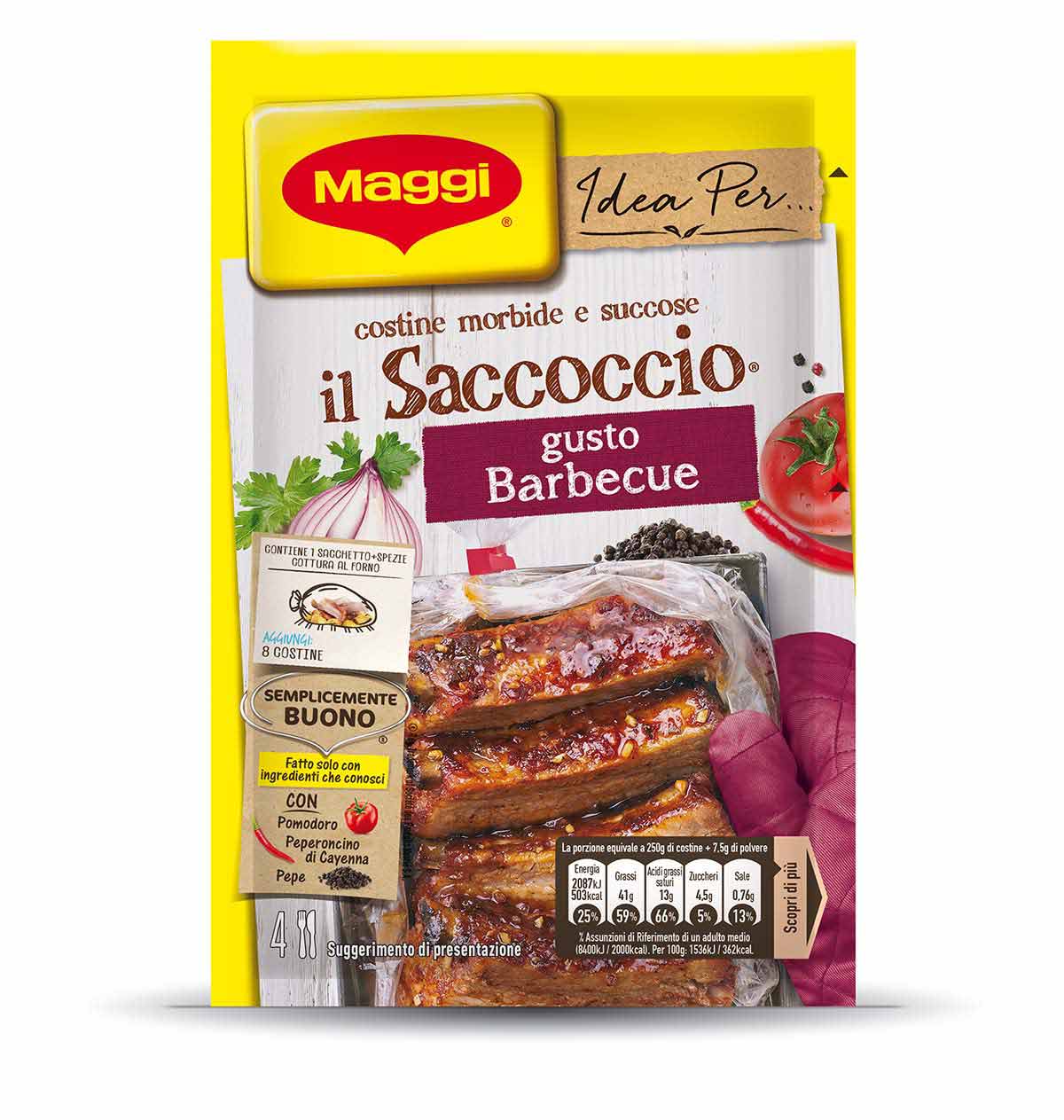 Maggi Saccoccio gusto Barbecue