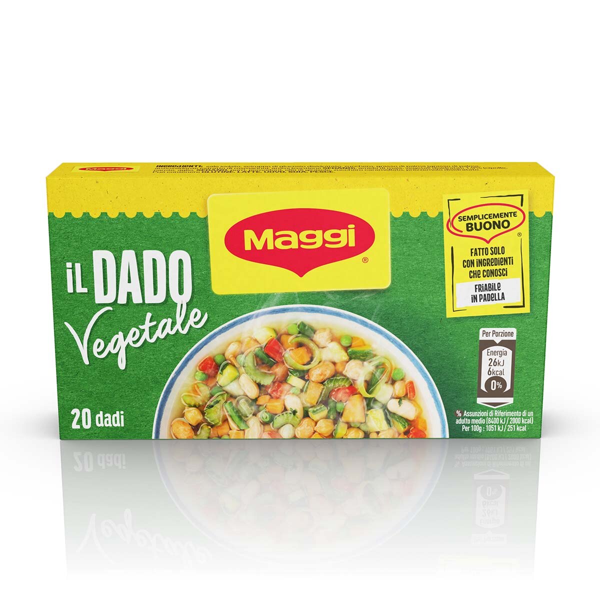 Dado Maggi Gusto Vegetale 20 cubi