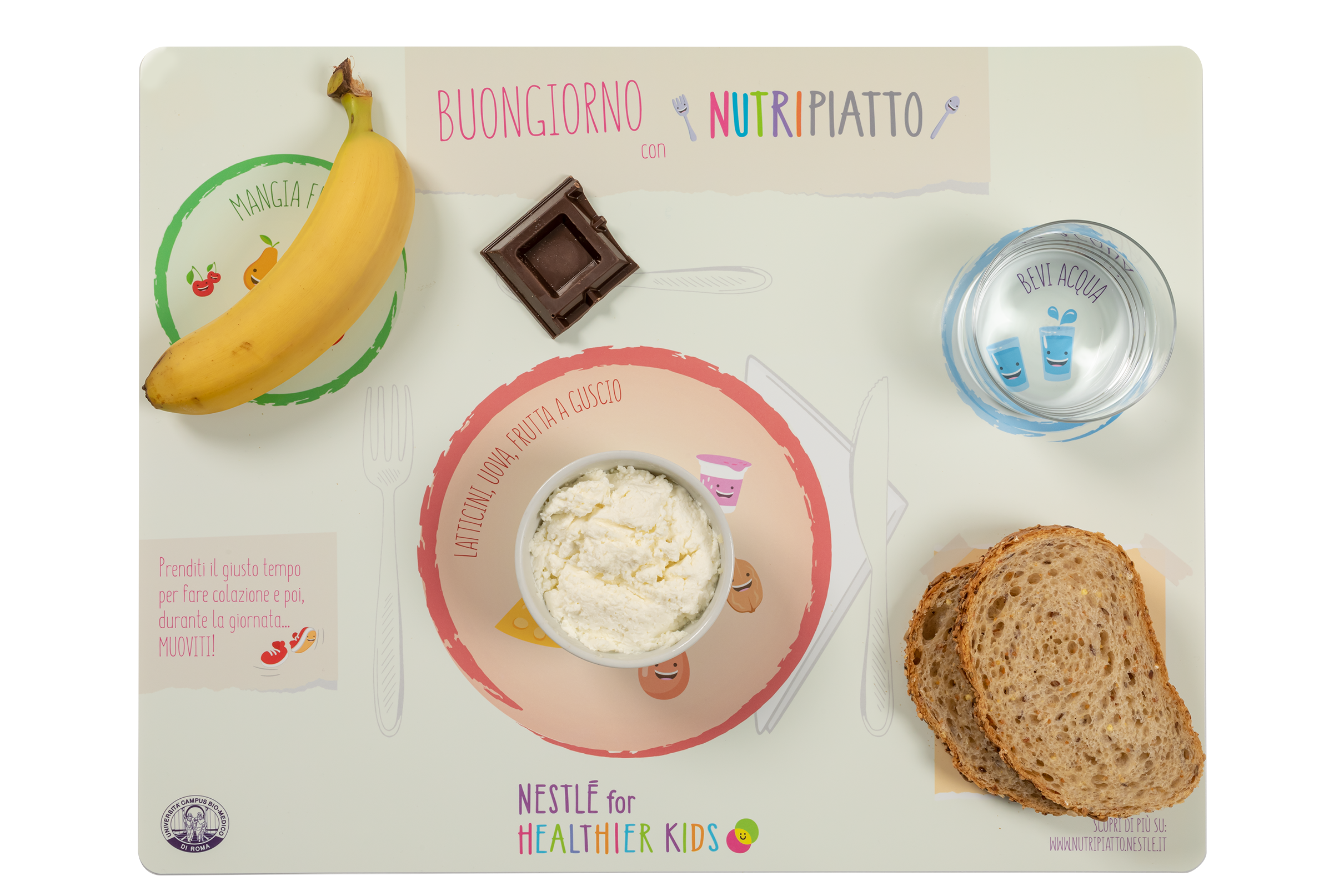 Toast dolce banana e ricotta