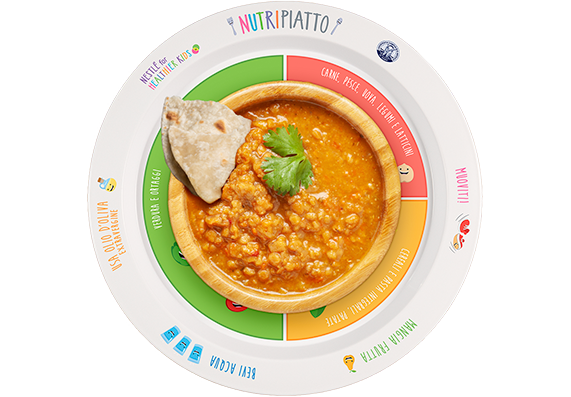 Dahl di lenticchie rosse con chapati