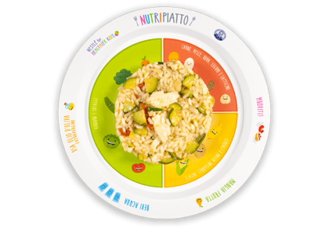 Risotto carote e zucchine con filetto di sogliola