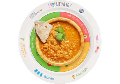 Dahl di lenticchie rosse con chapati