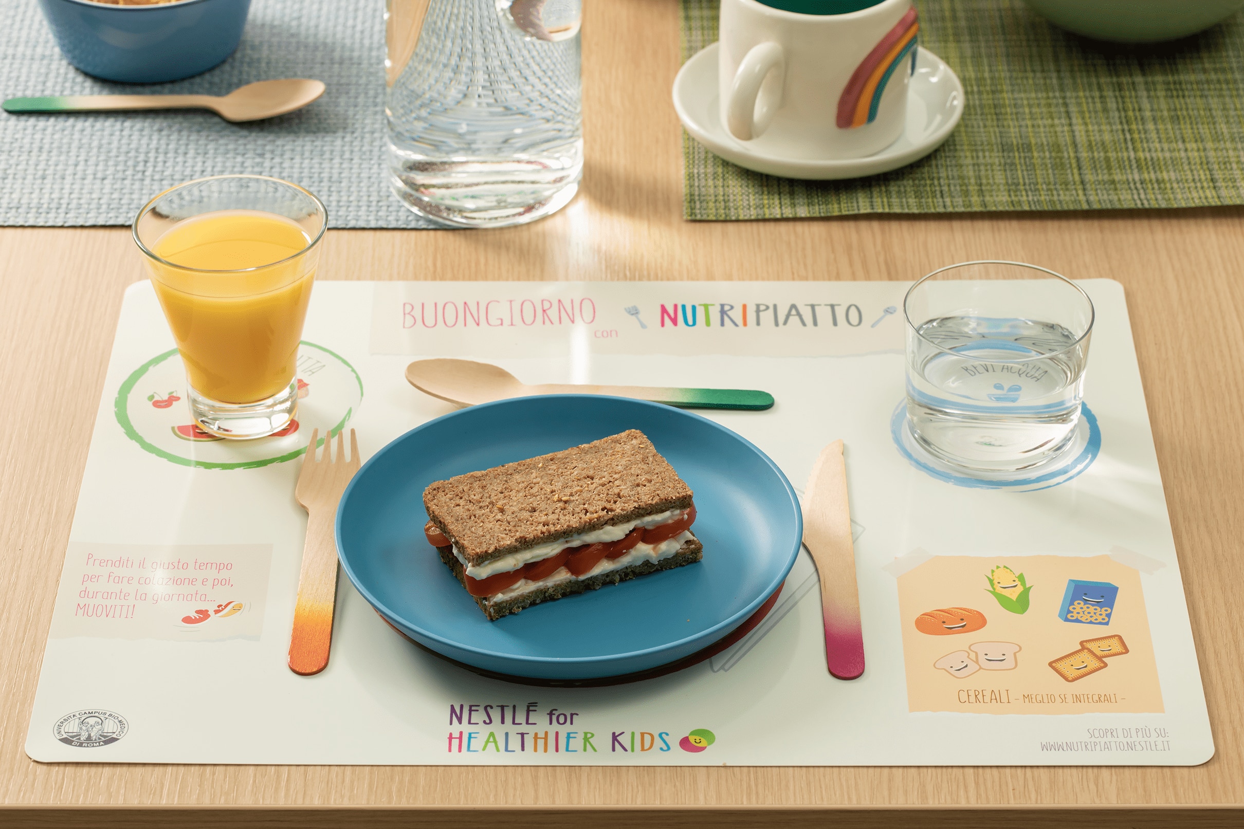 Toast multistrato con stracchino