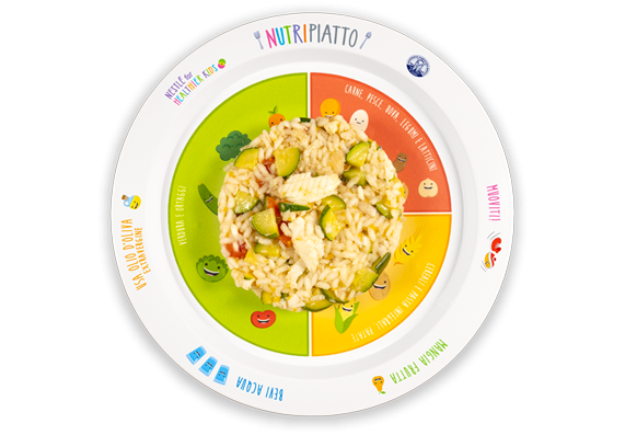 Risotto carote e zucchine con filetto di sogliola