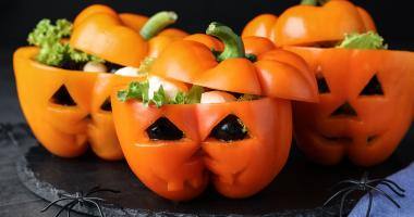 Zucche di halloween ripiene