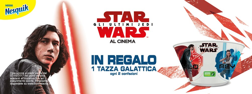 Nesquik Cereali e Multicedi – Tazza Star Wars