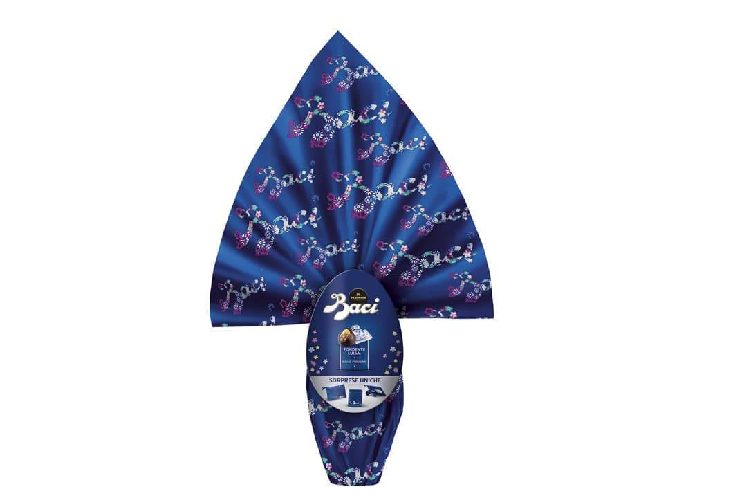 Baci® Perugina® Uovo di cioccolato fondente con sorpresa a marchio Baci® e Baci® Perugina® Baci® Perugina® Uovo di cioccolato fondente con sorpresa a marchio Baci® e Baci® Perugina®