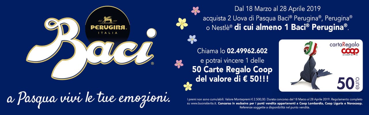 Concorso Baci Perugina A Pasqua vivi le tue emozioni